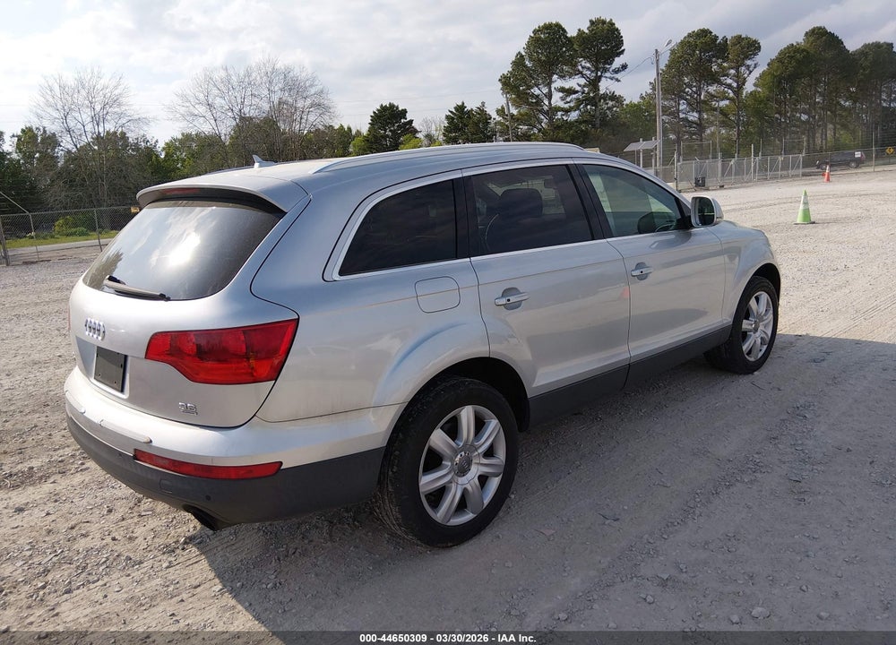 2007 AUDI Q7 3.6 PREMIUM VIN: WA1BY74L37D064528