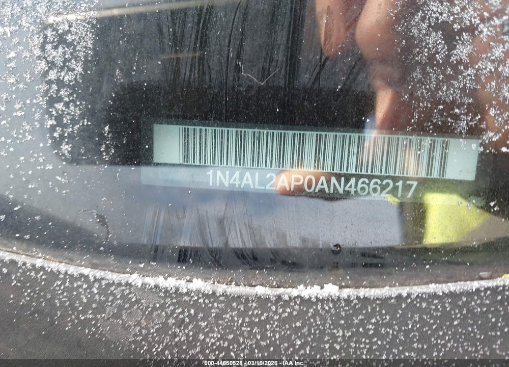 2010 NISSAN ALTIMA 2.5 S VIN: 1N4AL2AP0AN466217