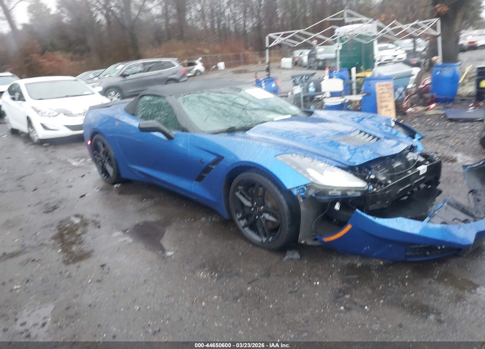 2016 CHEVROLET CORVETTE STINGRAY Z51 VIN: 1G1YK3D77G5100513