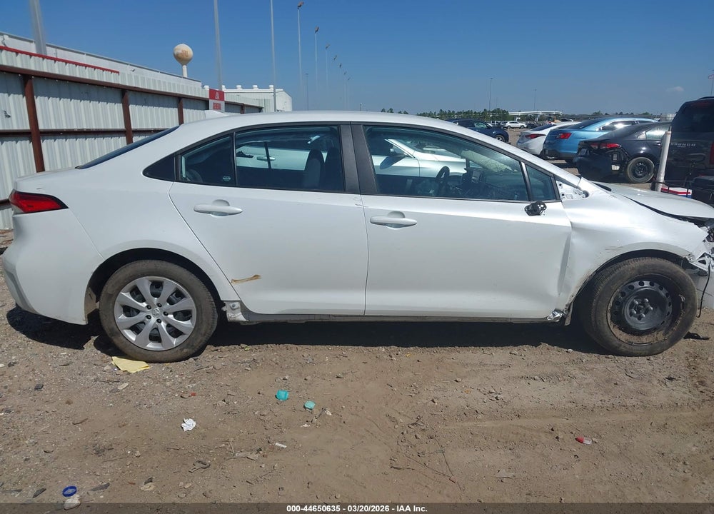 2025 TOYOTA COROLLA LE VIN: 5YFB4MDE0SP309678