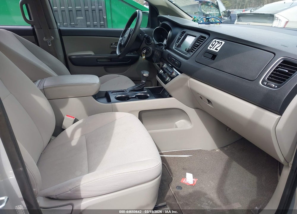 2019 KIA SEDONA L VIN: KNDMA5C11K6538447