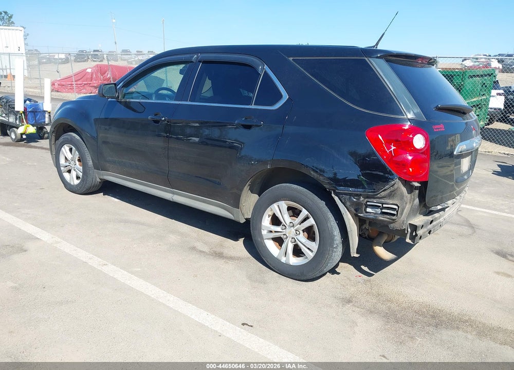 2010 CHEVROLET EQUINOX LS VIN: 2CNALBEW5A6345257