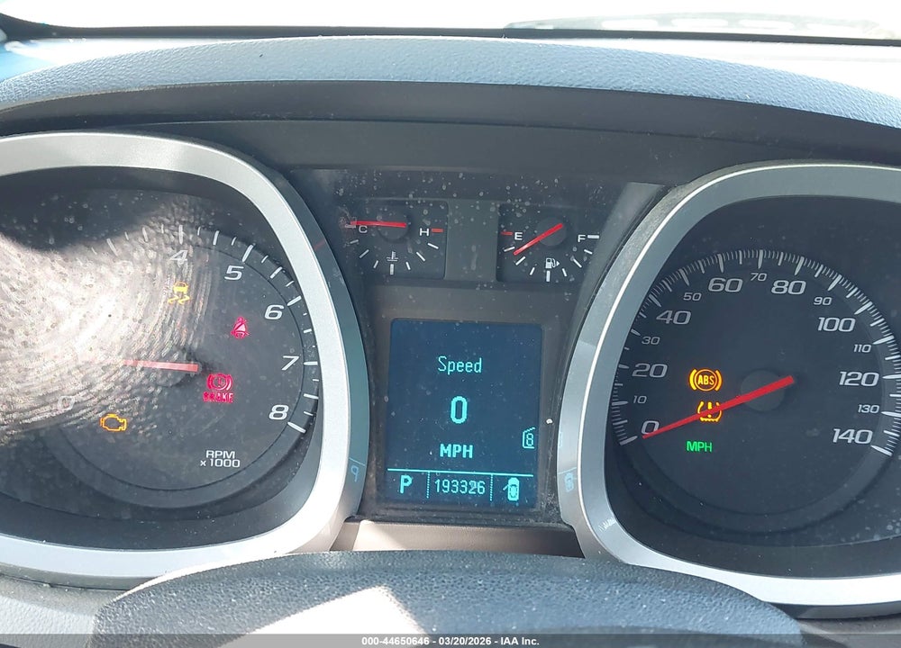 2010 CHEVROLET EQUINOX LS VIN: 2CNALBEW5A6345257