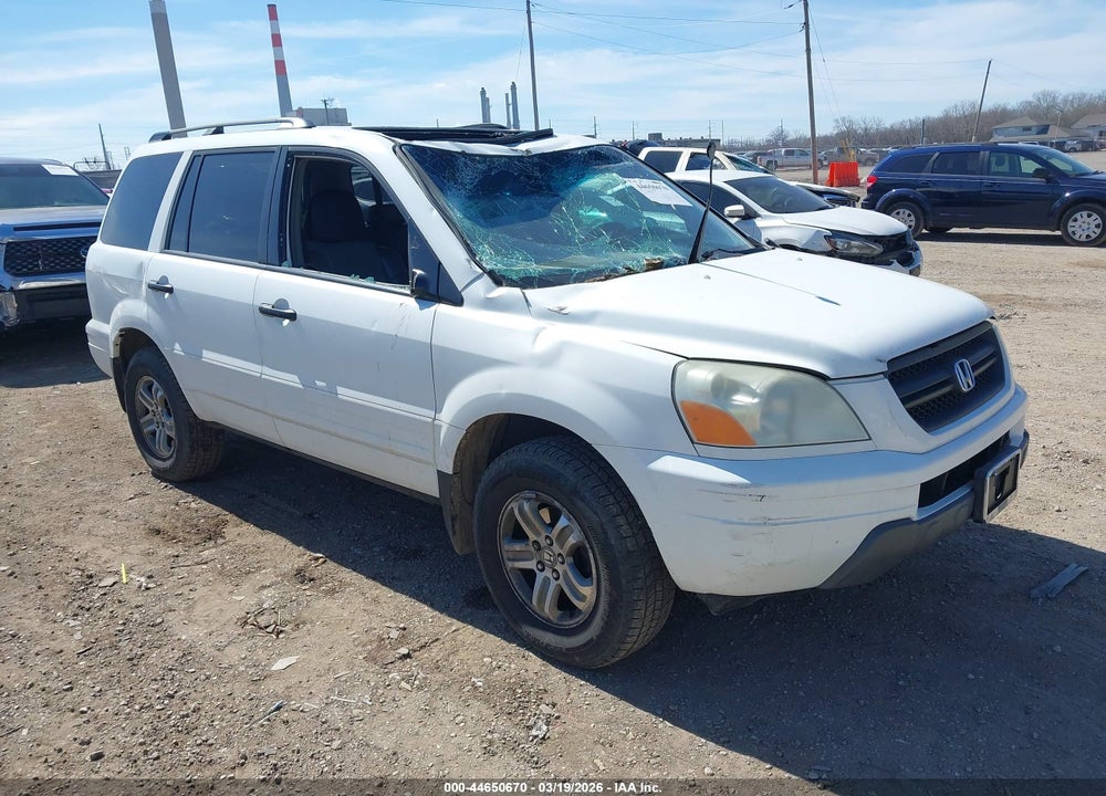 2005 HONDA PILOT EX-L VIN: 5FNYF18535B037141