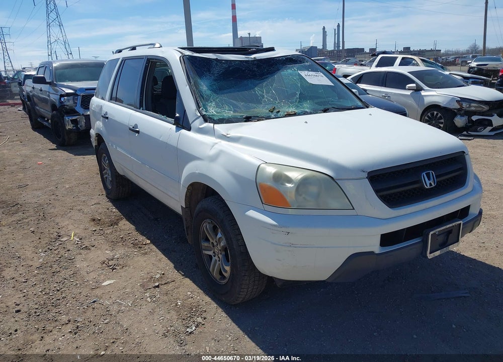 2005 HONDA PILOT EX-L VIN: 5FNYF18535B037141