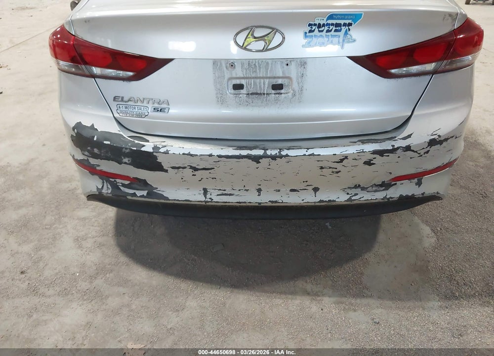 2017 HYUNDAI ELANTRA SE VIN: 5NPD74LF5HH069110