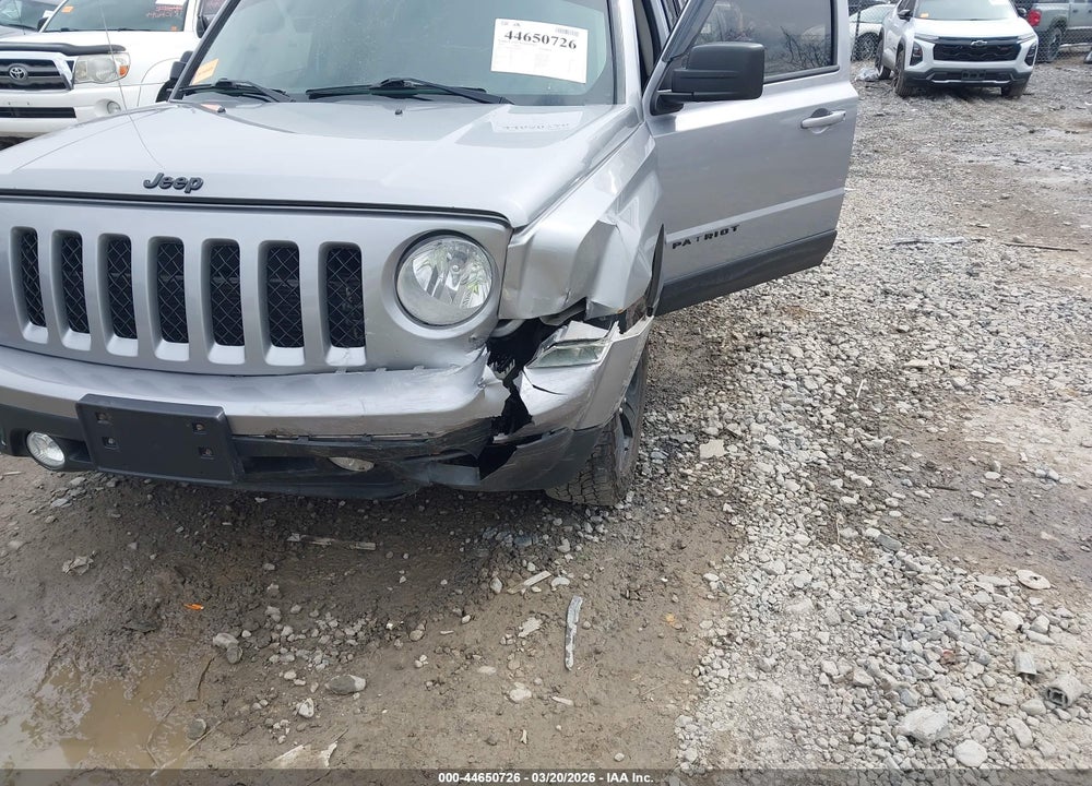 2014 JEEP PATRIOT ALTITUDE VIN: 1C4NJPBAXED886992