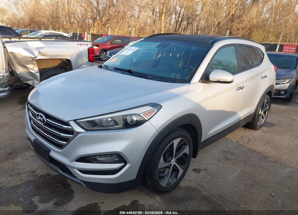2016 HYUNDAI TUCSON LIMITED VIN: KM8J33A21GU091047