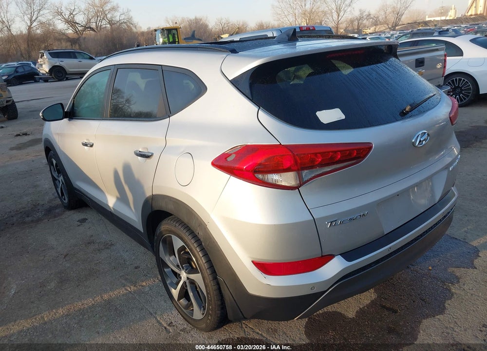 2016 HYUNDAI TUCSON LIMITED VIN: KM8J33A21GU091047