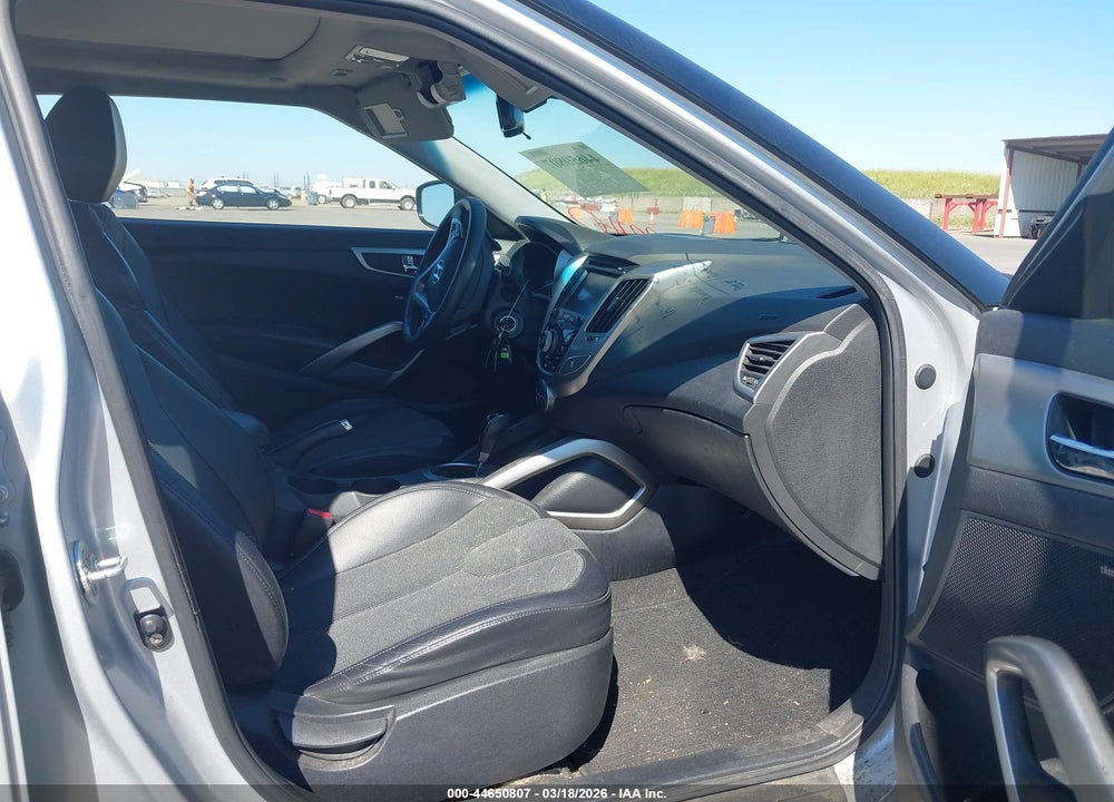 2012 HYUNDAI VELOSTER BASE W/BLACK VIN: KMHTC6AD6CU062097