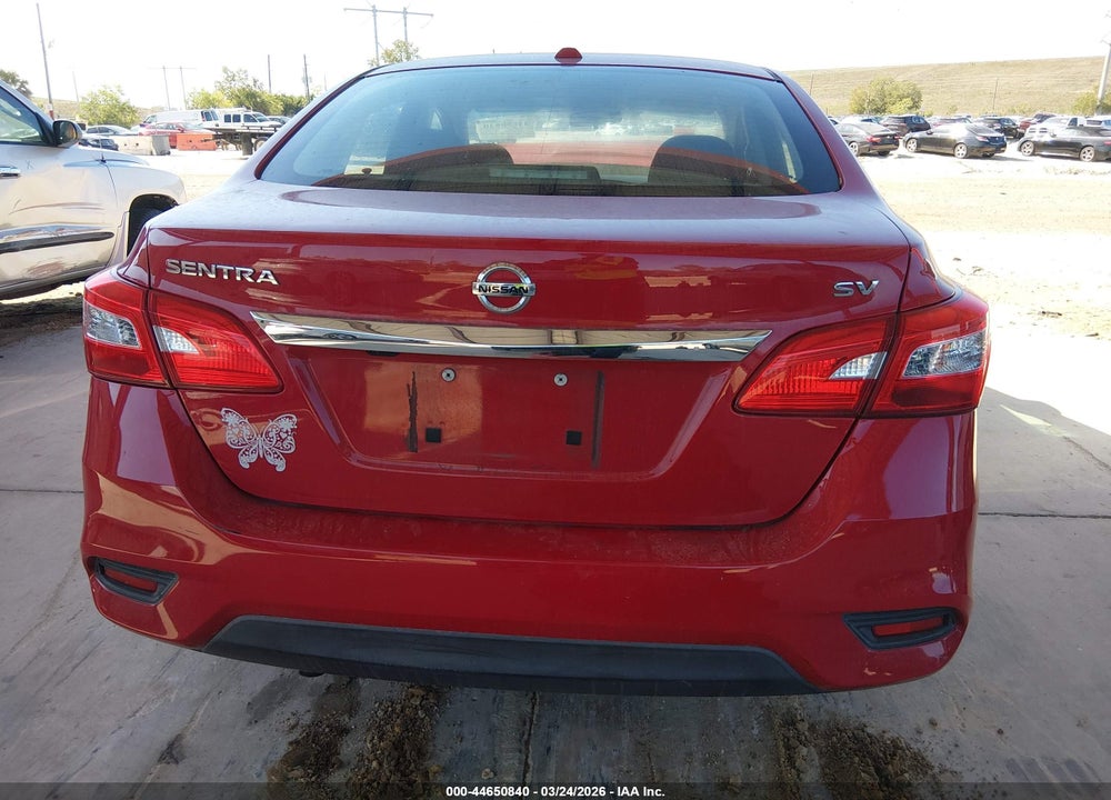 2018 NISSAN SENTRA SV VIN: 3N1AB7AP7JL653645