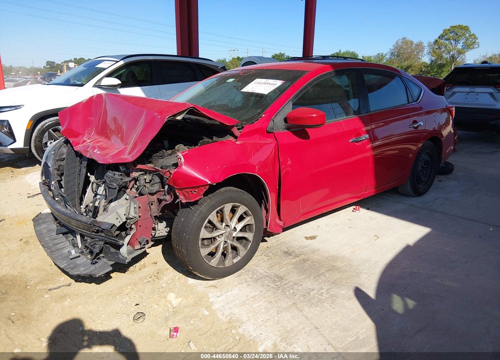 2018 NISSAN SENTRA SV VIN: 3N1AB7AP7JL653645