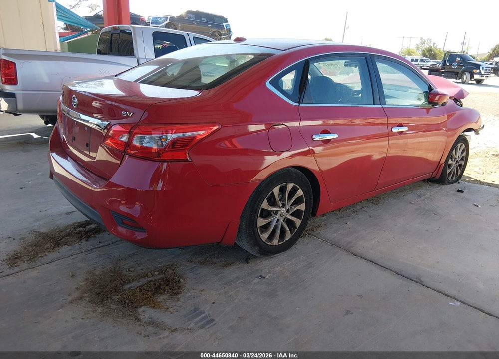 2018 NISSAN SENTRA SV VIN: 3N1AB7AP7JL653645
