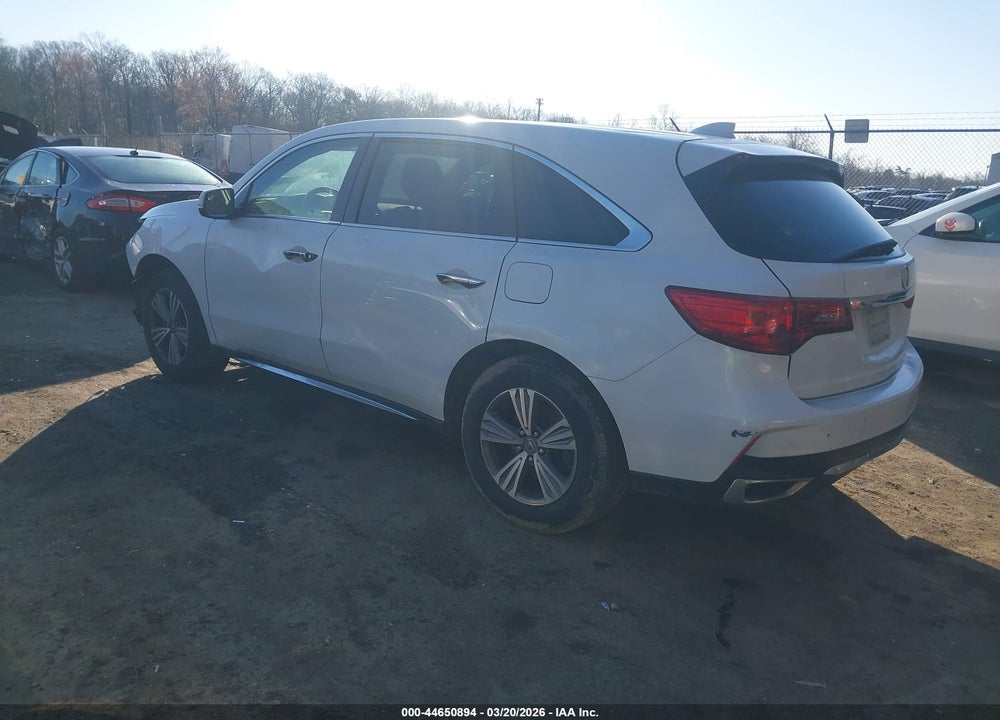 2020 ACURA MDX STANDARD VIN: 5J8YD4H37LL054834