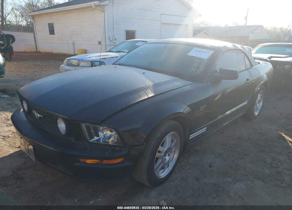 2007 FORD MUSTANG GT DELUXE/GT PREMIUM VIN: 1ZVFT85H975215899