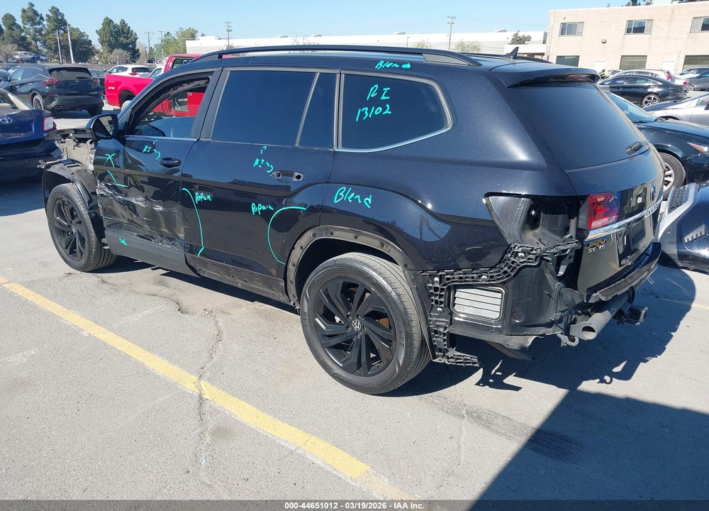 2022 VOLKSWAGEN ATLAS 3.6L V6 SE W/TECHNOLOGY VIN: 1V2JR2CA5NC539969