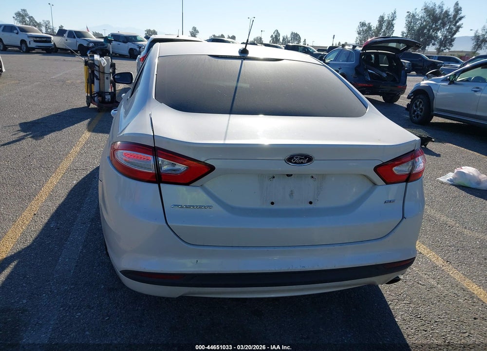 2016 FORD FUSION SE VIN: 3FA6P0H72GR390736