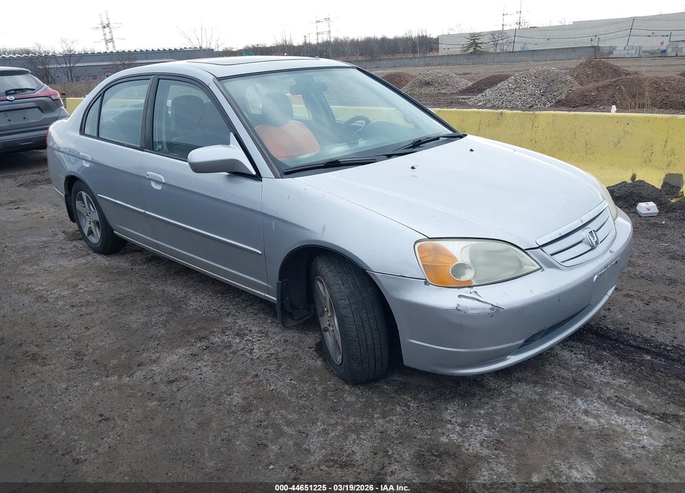 2001 HONDA CIVIC EX VIN: 2HGES26701H593115