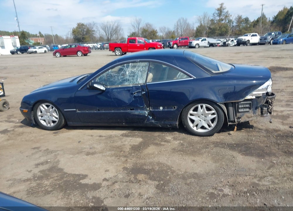 2002 MERCEDES-BENZ CL 500 VIN: WDBPJ75J82A030901