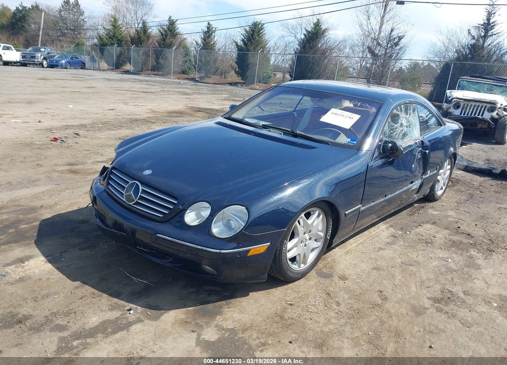 2002 MERCEDES-BENZ CL 500 VIN: WDBPJ75J82A030901
