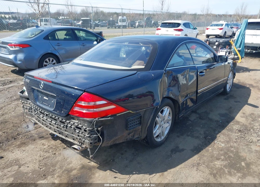 2002 MERCEDES-BENZ CL 500 VIN: WDBPJ75J82A030901