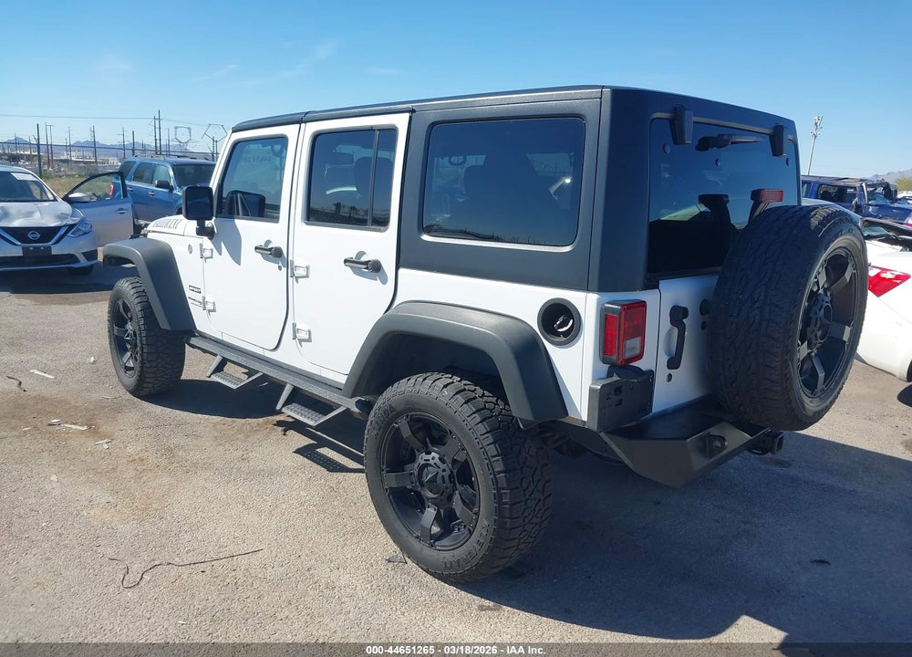 2018 JEEP WRANGLER JK UNLIMITED SPORT S 4X4 VIN: 1C4BJWDG2JL814747