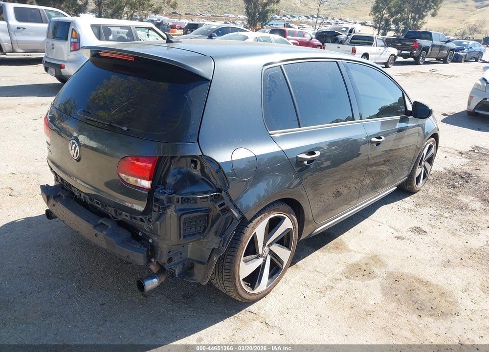 2013 VOLKSWAGEN GTI DRIVERS EDITION VIN: WVWHD7AJ3DW131983