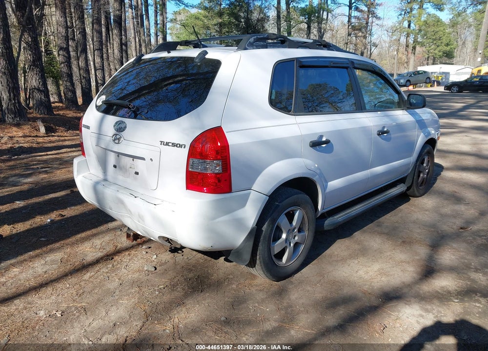 2008 HYUNDAI TUCSON GLS VIN: KM8JM12B08U854399