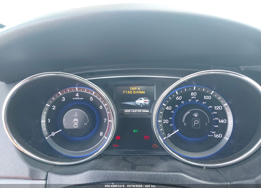 2014 HYUNDAI SONATA LIMITED VIN: 5NPEC4AC5EH889787