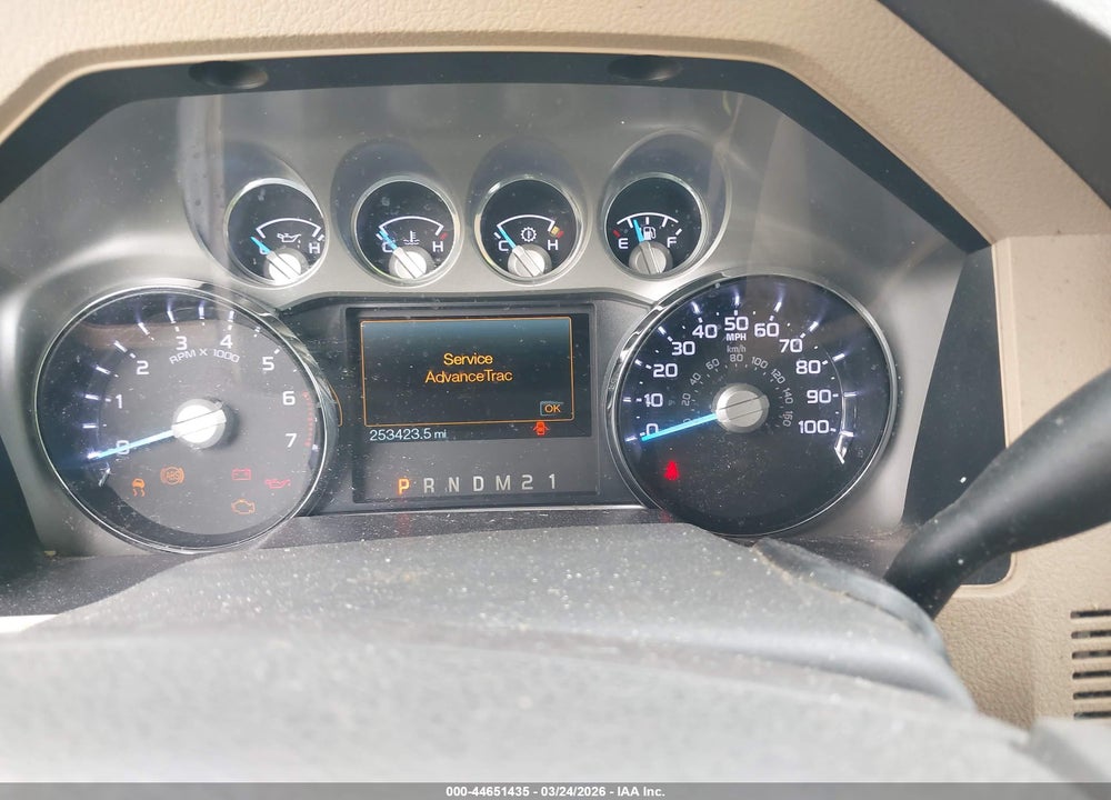 2013 FORD F250 SUPER DUTY VIN: 1FT7W2B63DEB07322