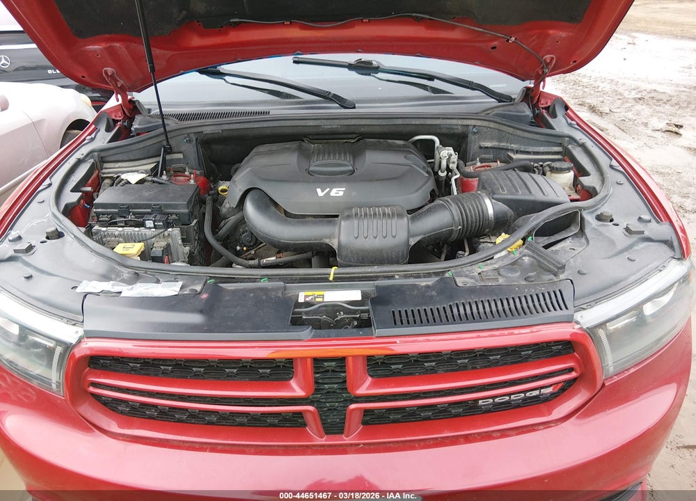 2014 DODGE DURANGO SXT VIN: 1C4RDJAG0EC332457