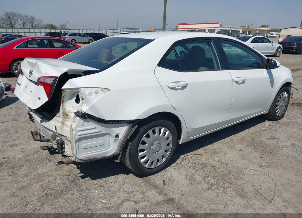 2015 TOYOTA COROLLA LE VIN: 5YFBURHE8FP287295