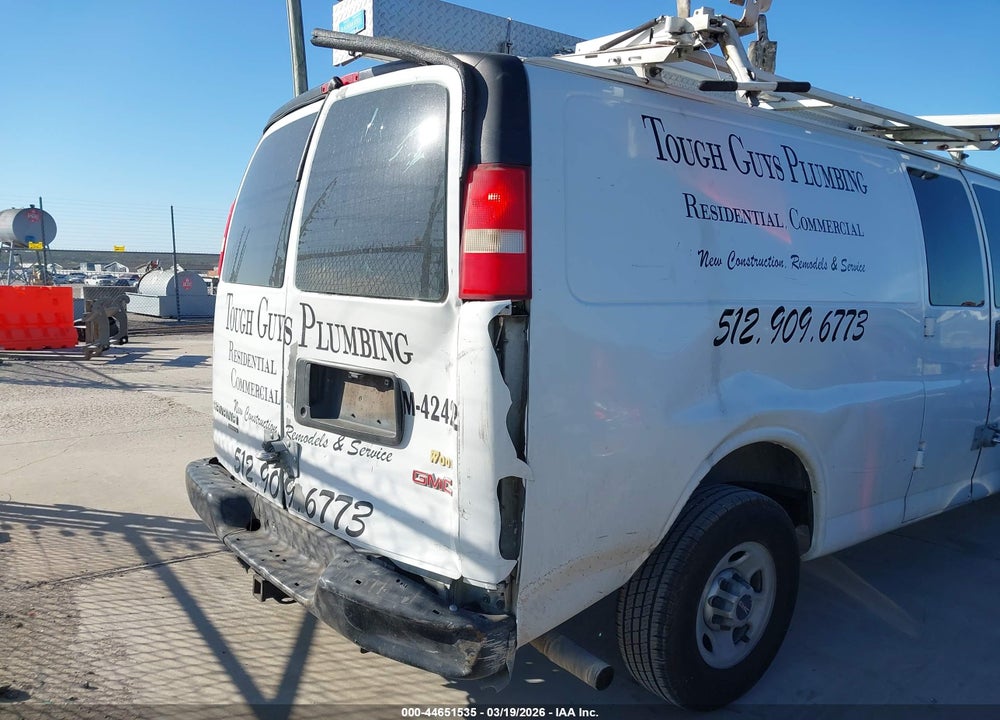 2013 GMC SAVANA 3500 WORK VAN VIN: 1GTZ7UCG5D1114398