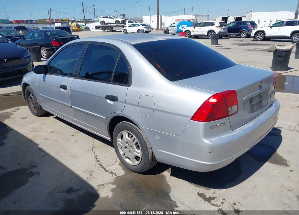 2001 HONDA CIVIC LX VIN: 1HGES15581L005586