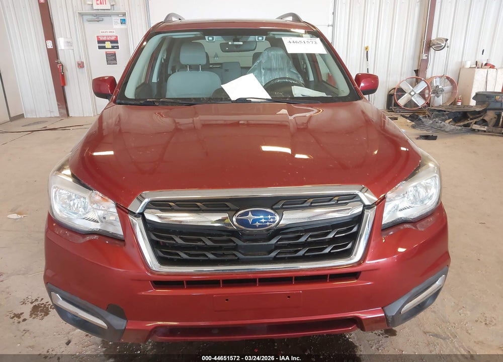2018 SUBARU FORESTER 2.5I PREMIUM VIN: JF2SJAGC0JH402634
