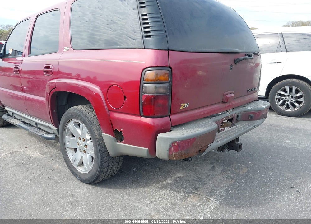 2004 CHEVROLET TAHOE Z71 VIN: 1GNEK13Z94R285631