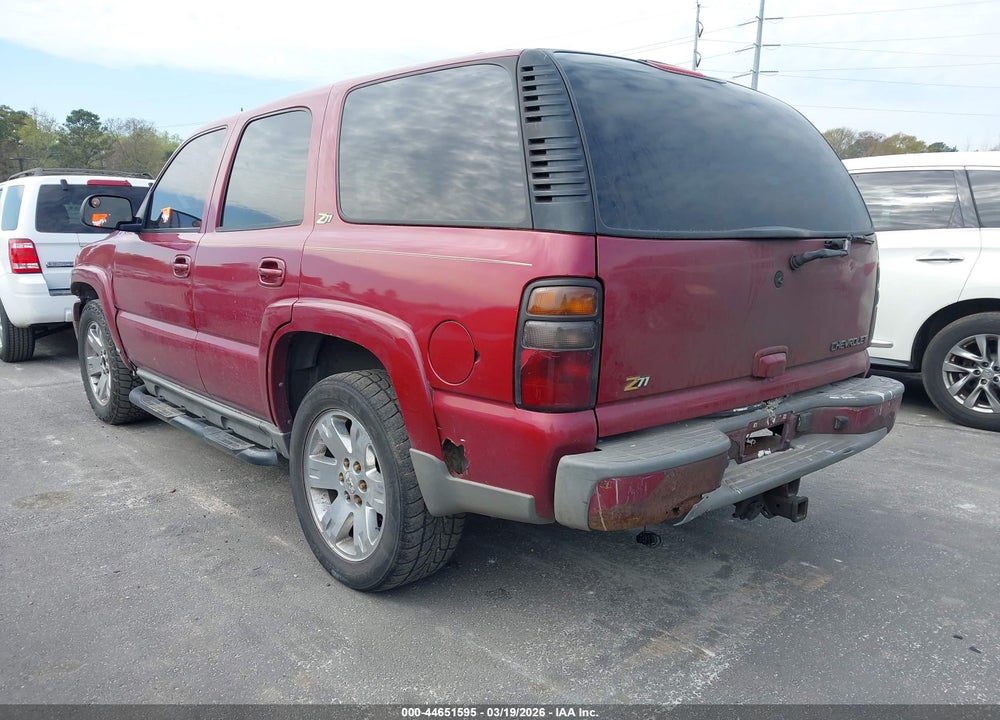 2004 CHEVROLET TAHOE Z71 VIN: 1GNEK13Z94R285631