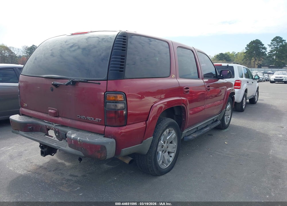 2004 CHEVROLET TAHOE Z71 VIN: 1GNEK13Z94R285631