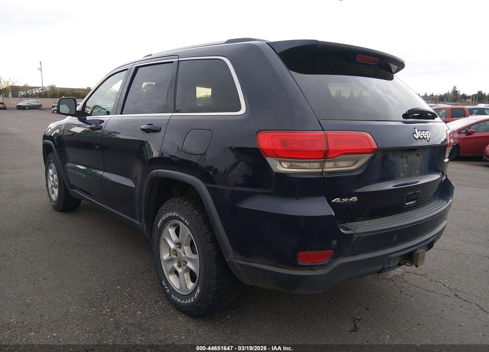 2017 JEEP GRAND CHEROKEE LAREDO 4X4 VIN: 1C4RJFAG7HC889201