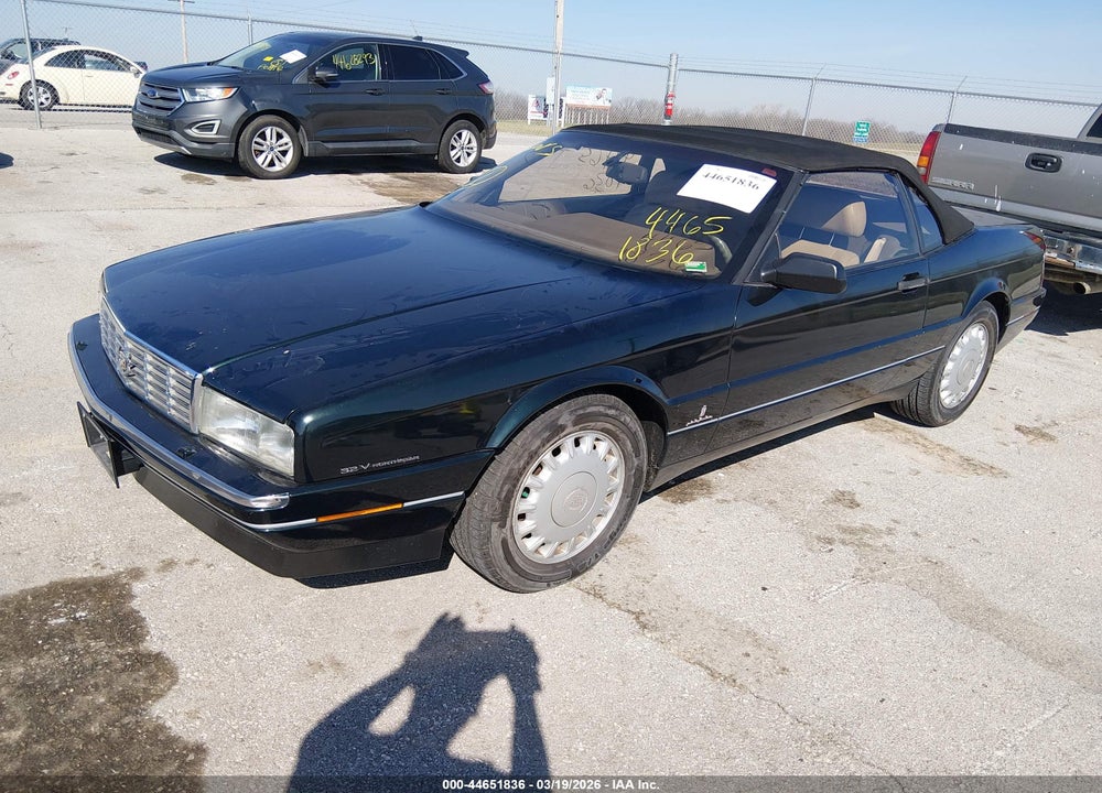 1993 CADILLAC ALLANTE VIN: 1G6VS3392PU127558