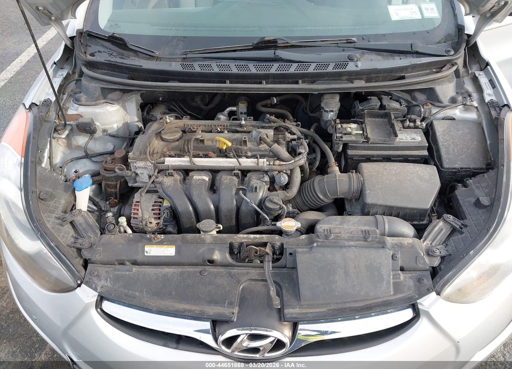 2012 HYUNDAI ELANTRA GLS VIN: 5NPDH4AE7CH068671