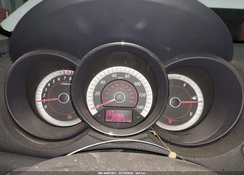 2013 KIA FORTE EX VIN: KNAFU4A29D5701454