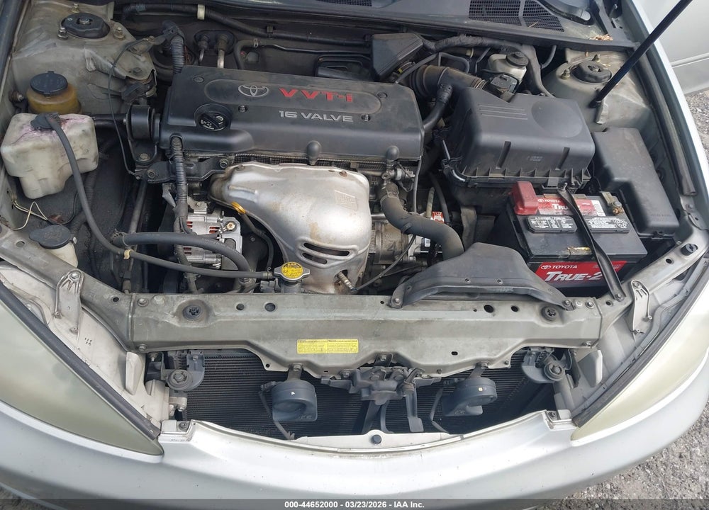 2002 TOYOTA CAMRY LE VIN: 4T1BE32K52U604838