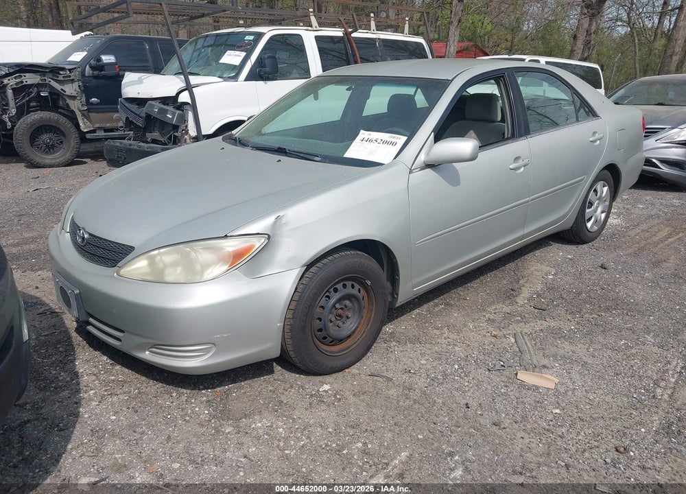 2002 TOYOTA CAMRY LE VIN: 4T1BE32K52U604838