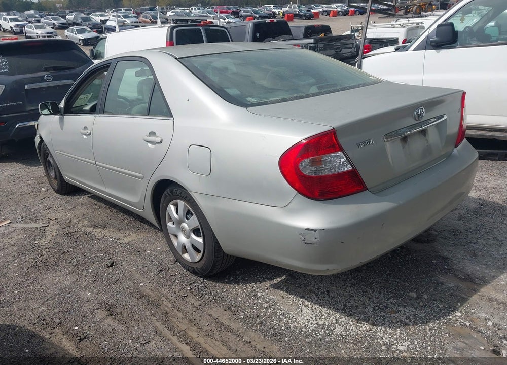 2002 TOYOTA CAMRY LE VIN: 4T1BE32K52U604838