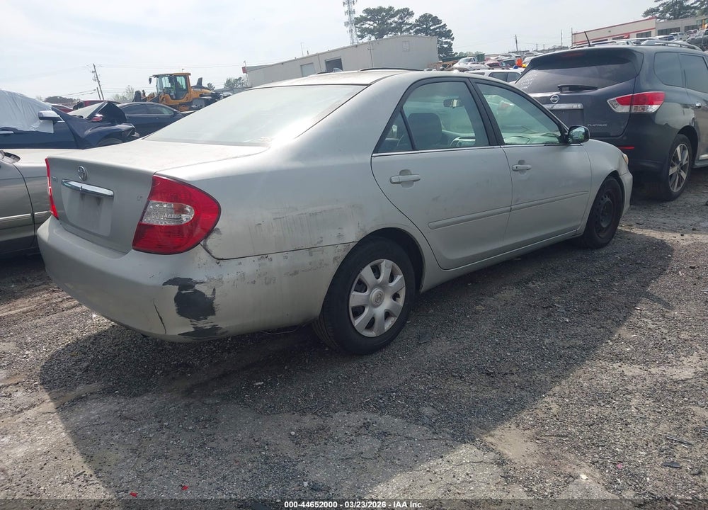 2002 TOYOTA CAMRY LE VIN: 4T1BE32K52U604838