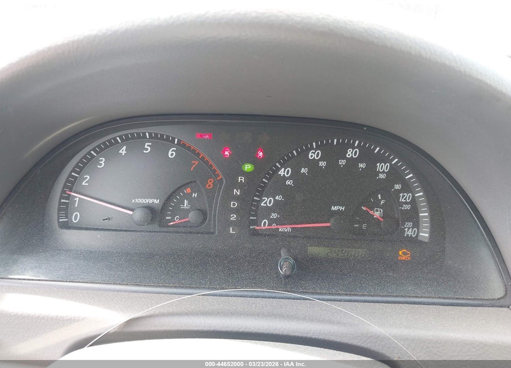 2002 TOYOTA CAMRY LE VIN: 4T1BE32K52U604838