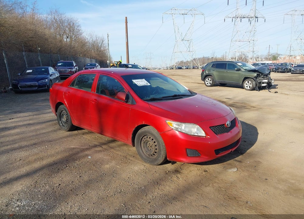 2009 TOYOTA COROLLA LE VIN: 2T1BU40EX9C117586