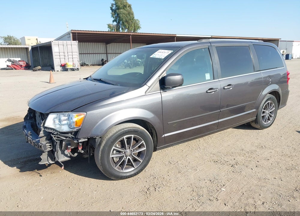 2017 DODGE GRAND CARAVAN SXT VIN: 2C4RDGCG7HR828383