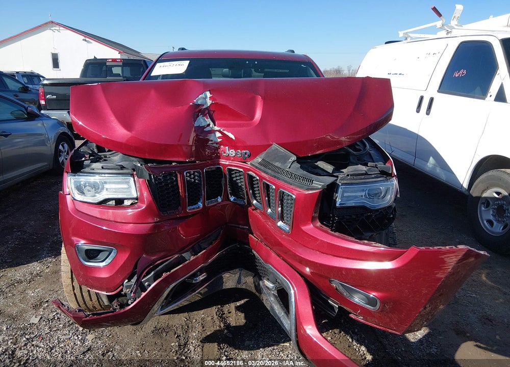 2014 JEEP GRAND CHEROKEE OVERLAND VIN: 1C4RJFCG8EC474378